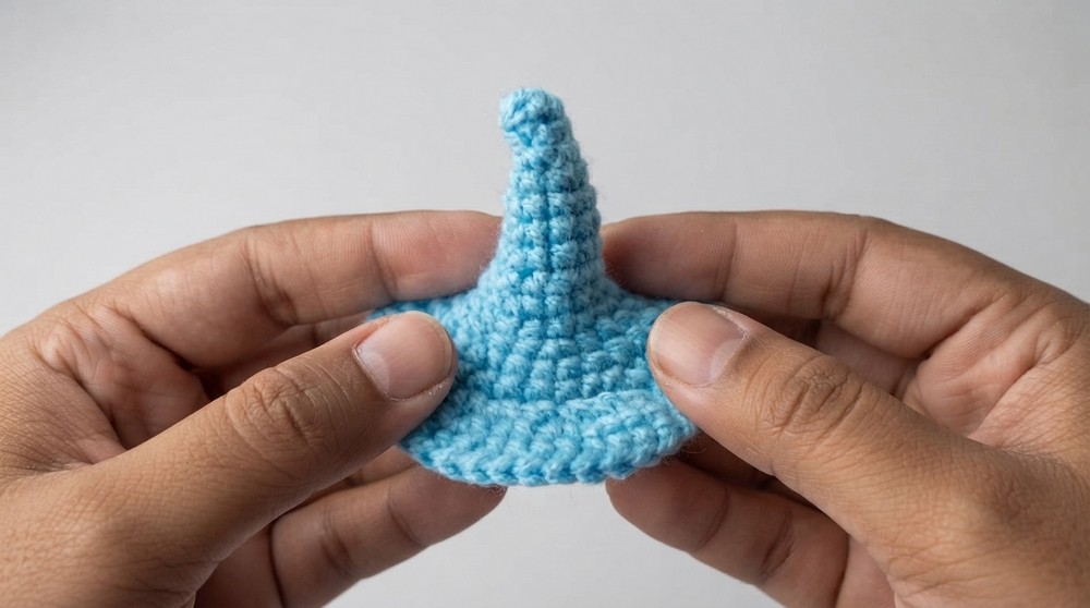 How to crochet Witch Hat - Written pattern inside description (6)