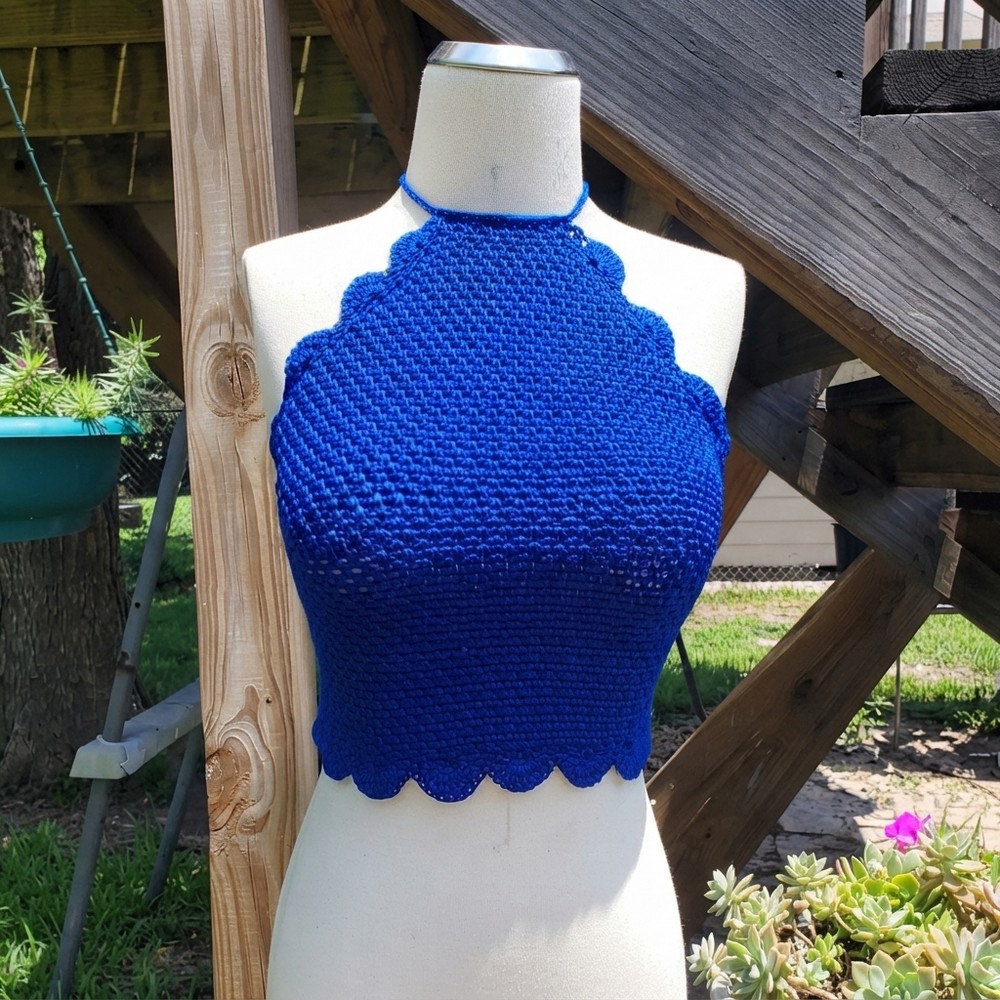 How to crochet a top Step-by-step tutorial 10