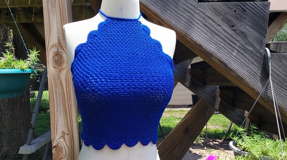 How to crochet a top Step-by-step tutorial 2