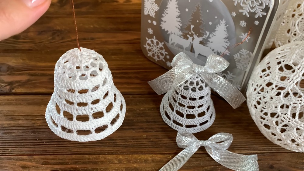 New Year's crochet 🎄BELL (10)