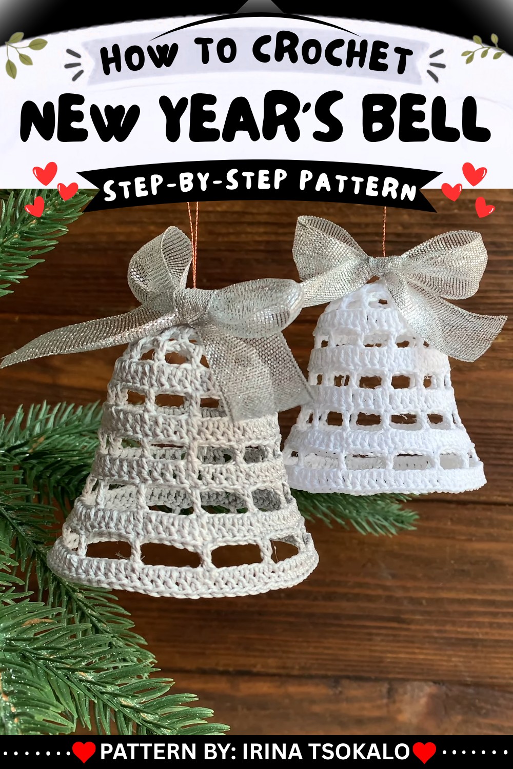 New Year's crochet 🎄BELL (12)