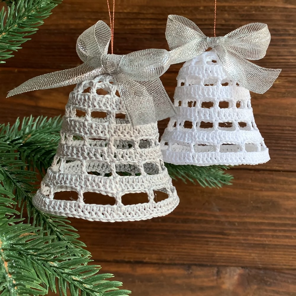 New Year's crochet 🎄BELL (13)