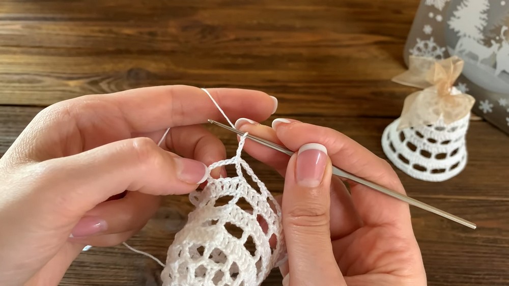New Year's crochet 🎄BELL (7)