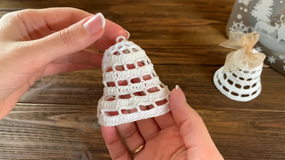 New Year's crochet 🎄BELL (8)