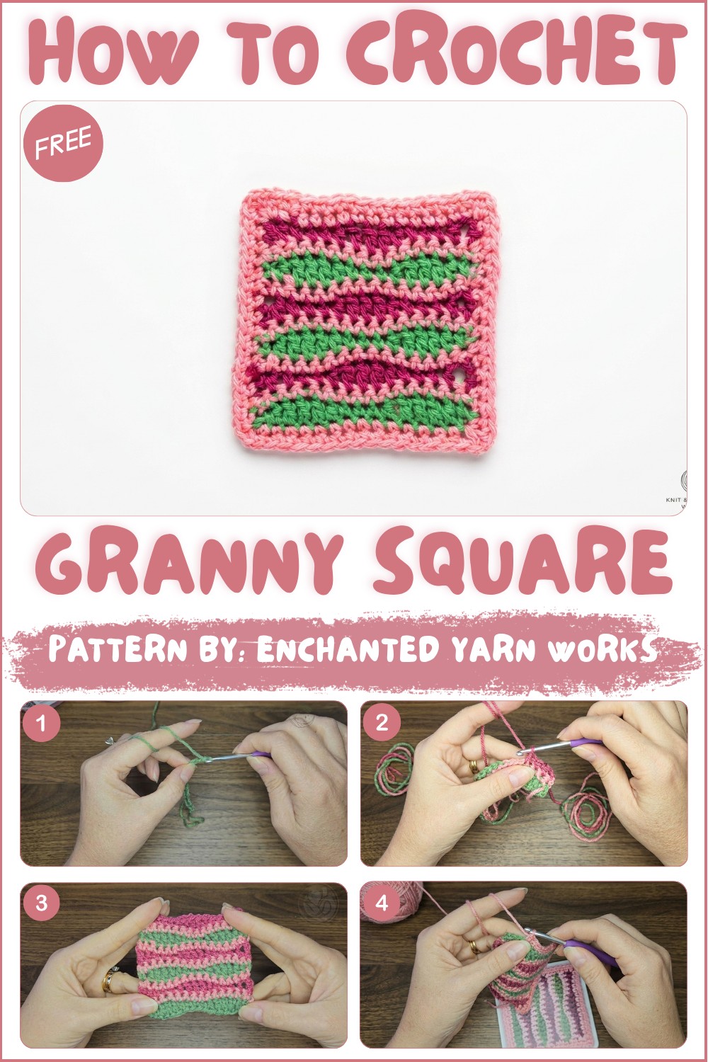 Simple Granny Square Crochet Pattern (1)