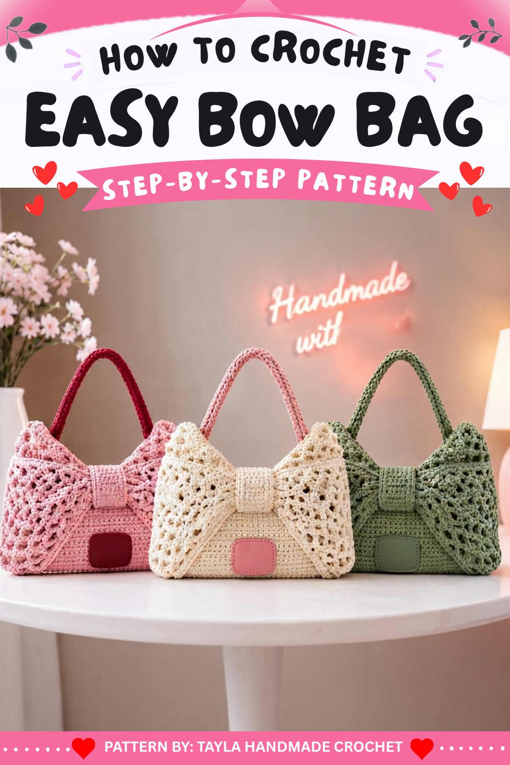 This Crochet Bow Bag Looks So Expensive! 🎀 Easy Tutorial 8