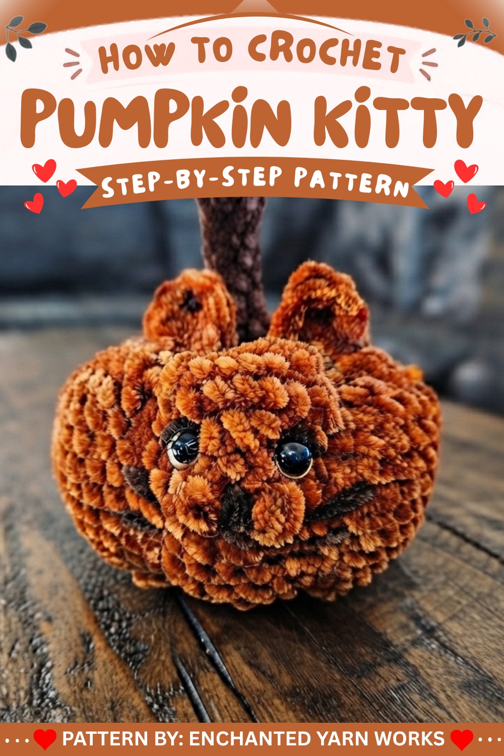 Crochet a Pumpkin-Kitty Amigurumi Pattern! 1