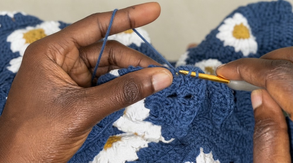 Crochet Granny Square Cardigan (4)