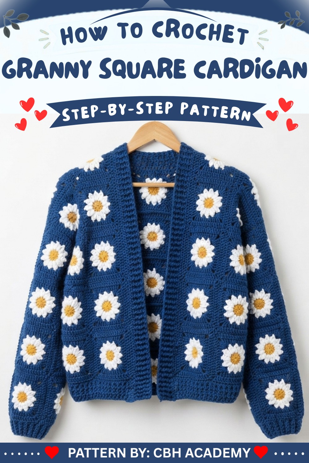 Crochet Granny Square Cardigan