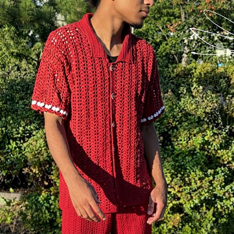 Crochet Men’s Shirt Tutorial (2)