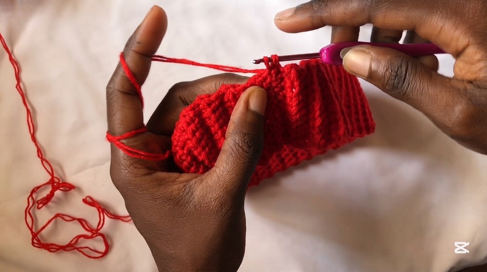 Crochet Pleated Cheerleader Skirt Tutorial (3)