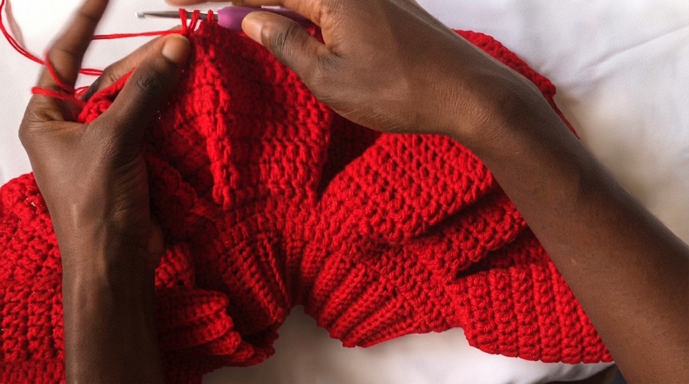 Crochet Pleated Cheerleader Skirt Tutorial (8)