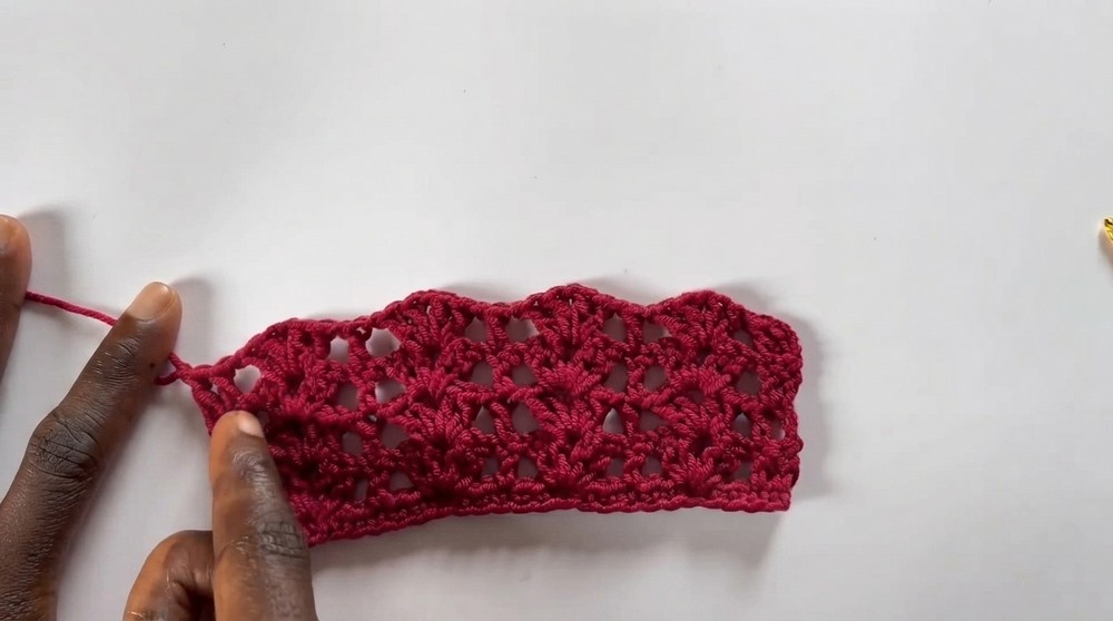 Easy Crochet Lacy Shell Stitch Pattern for Beginners (5)