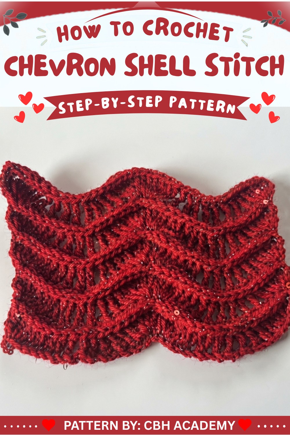 How to Crochet Elegant Chevron Shell Stitch Tutorial na