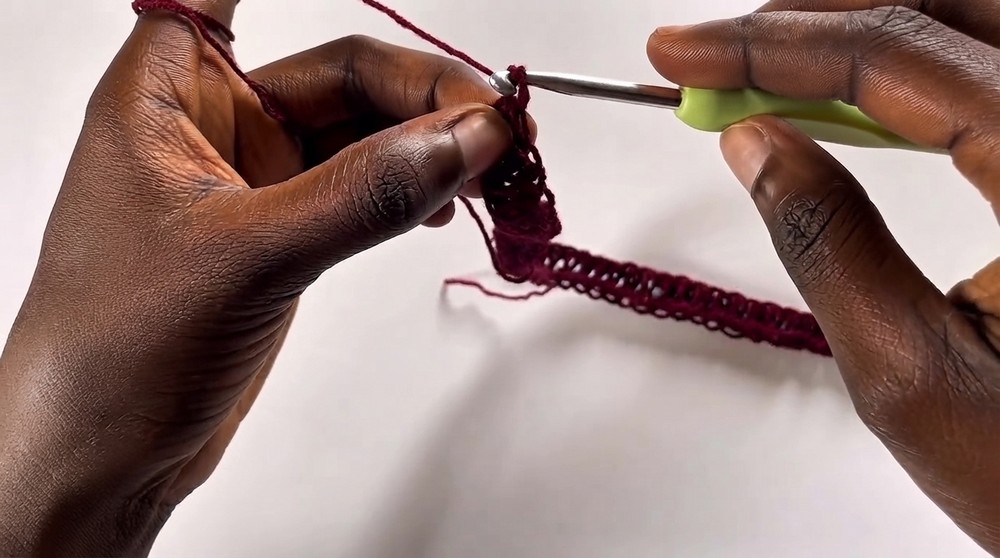 How to Crochet a Cowl Neck Top (2)