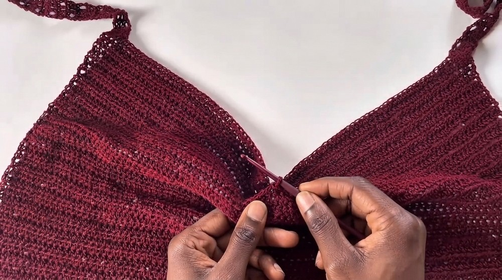 How to Crochet a Cowl Neck Top (5)How to Crochet a Cowl Neck Top (5)