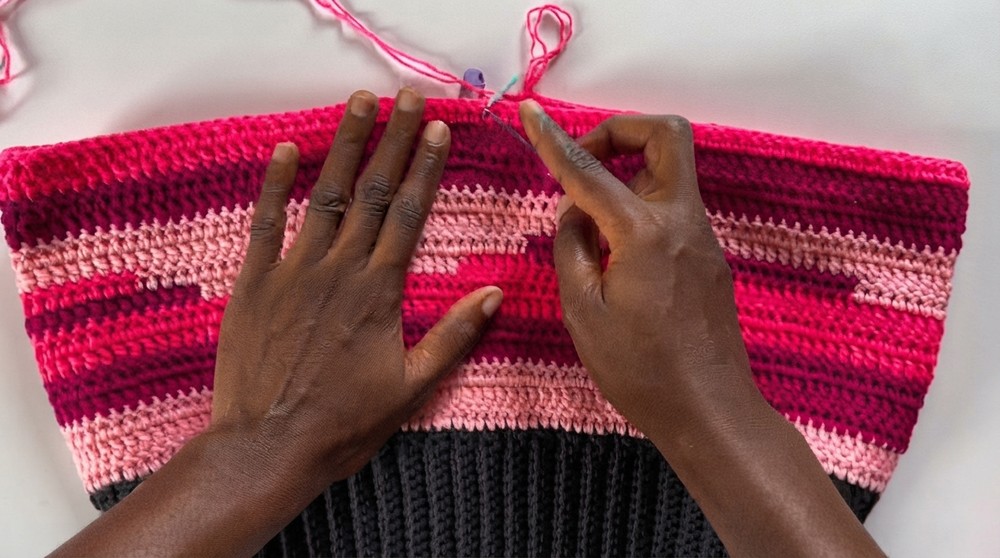 How to Crochet a Flared Bell-Bottom Palazzo Trousers (1)