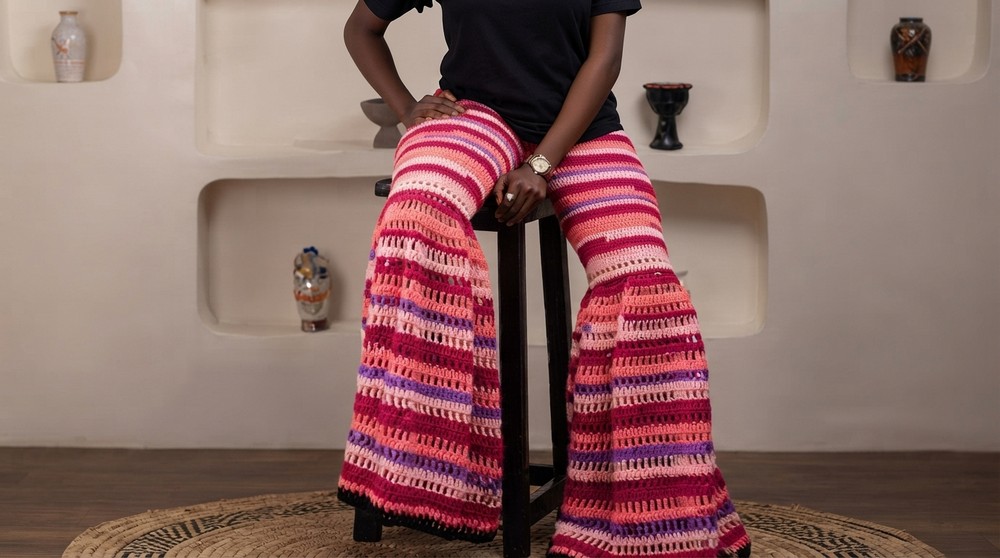 How to Crochet a Flared Bell-Bottom Palazzo Trousers (6)
