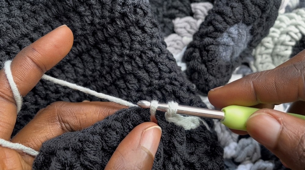 How to Crochet a Granny Square Sweater (5)