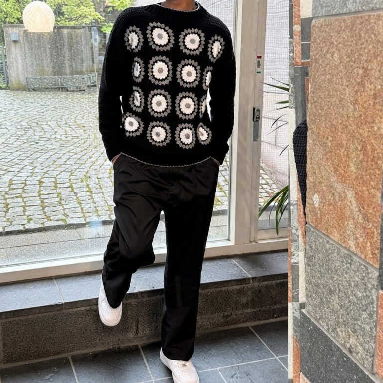 How to Crochet a Granny Square Sweater