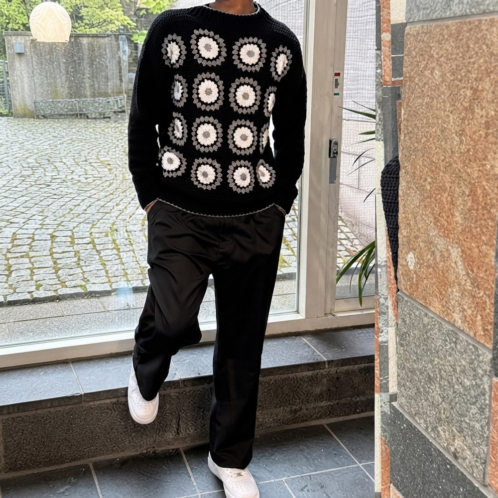 How to Crochet a Granny Square Sweater