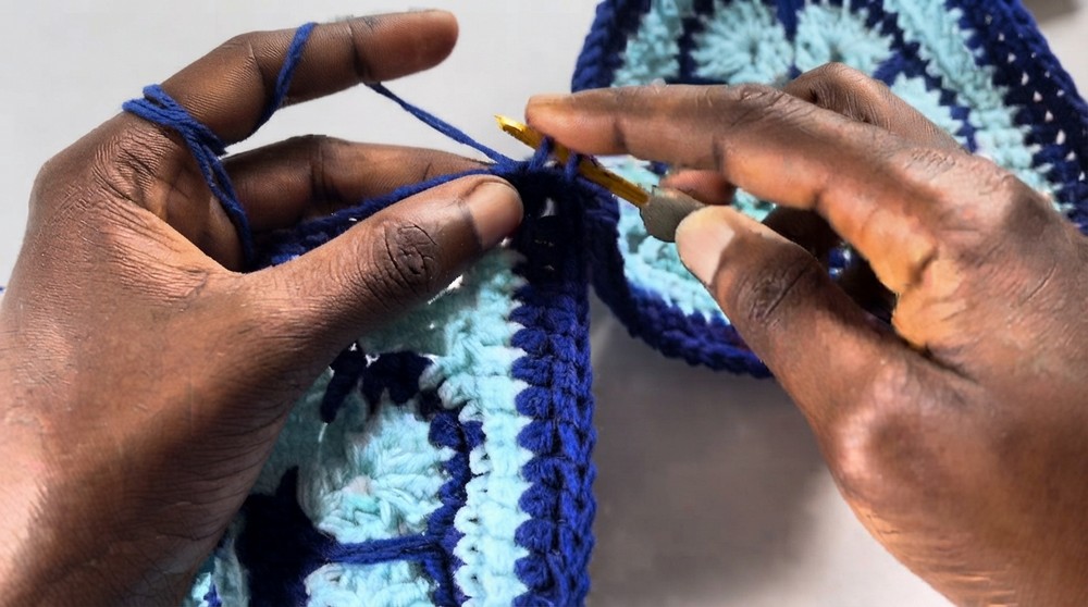 How to Crochet a Simple Hexagon Bikini Top for Beginners (5)