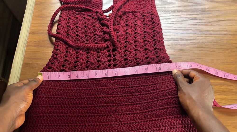 How to Crochet a Viral Pinterest Dress with Shell Stitch Details (3)