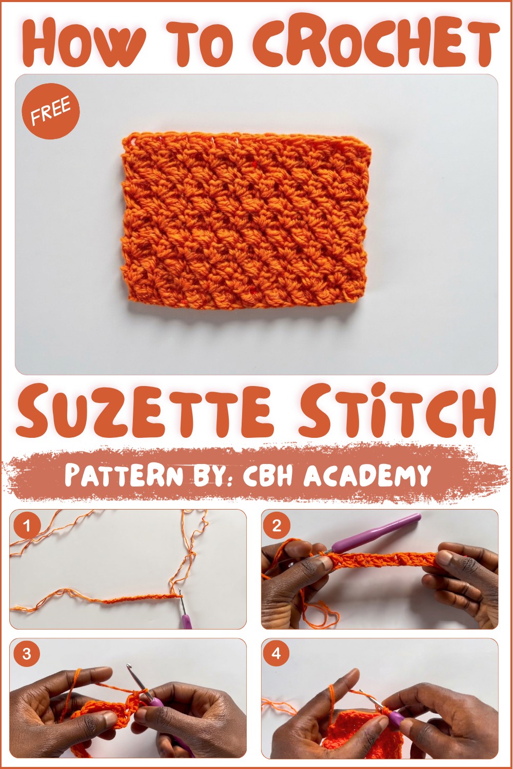 How to Crochet the Suzette Stitch (1)