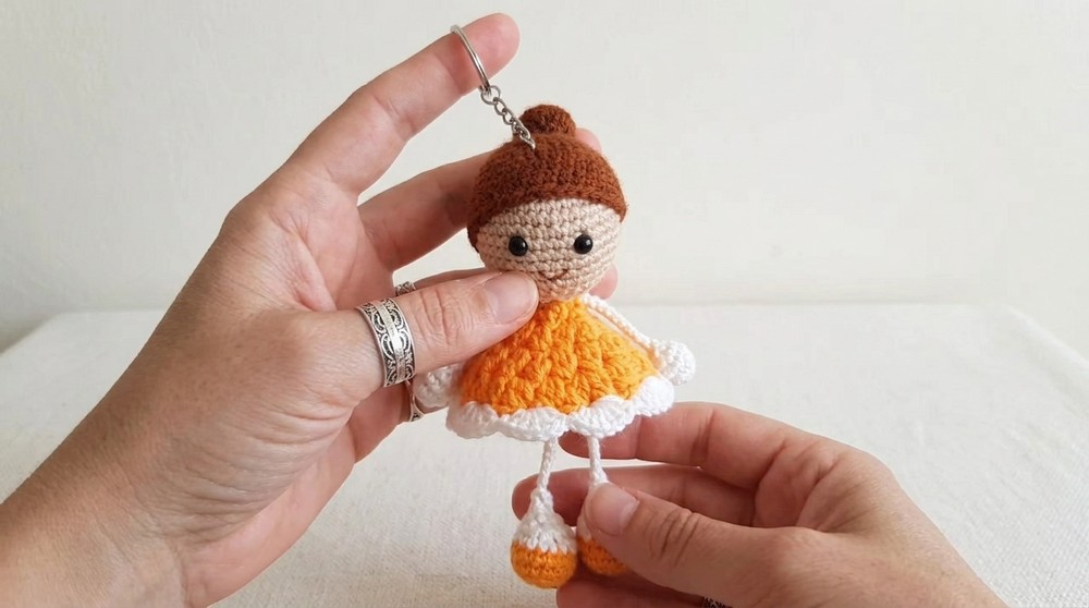 Amigurumi Mini Doll Keychain Pattern
