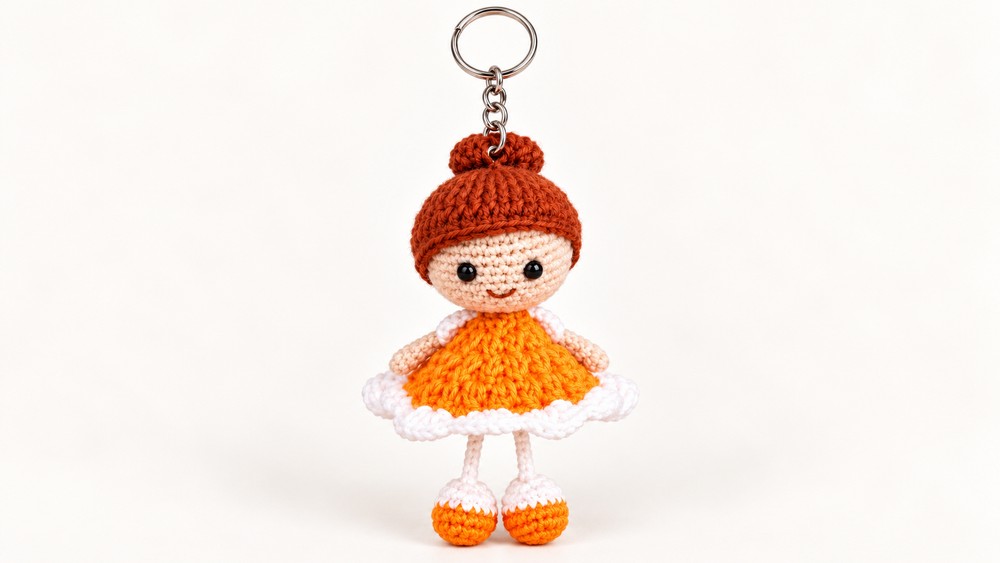 Amigurumi Mini Doll Keychain Pattern
