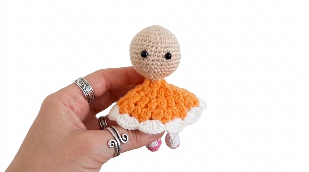 Amigurumi Mini Doll Keychain Pattern