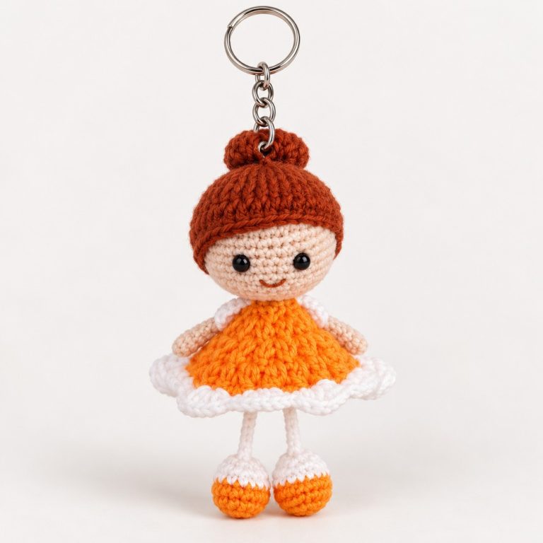 Amigurumi Mini Doll Keychain Pattern