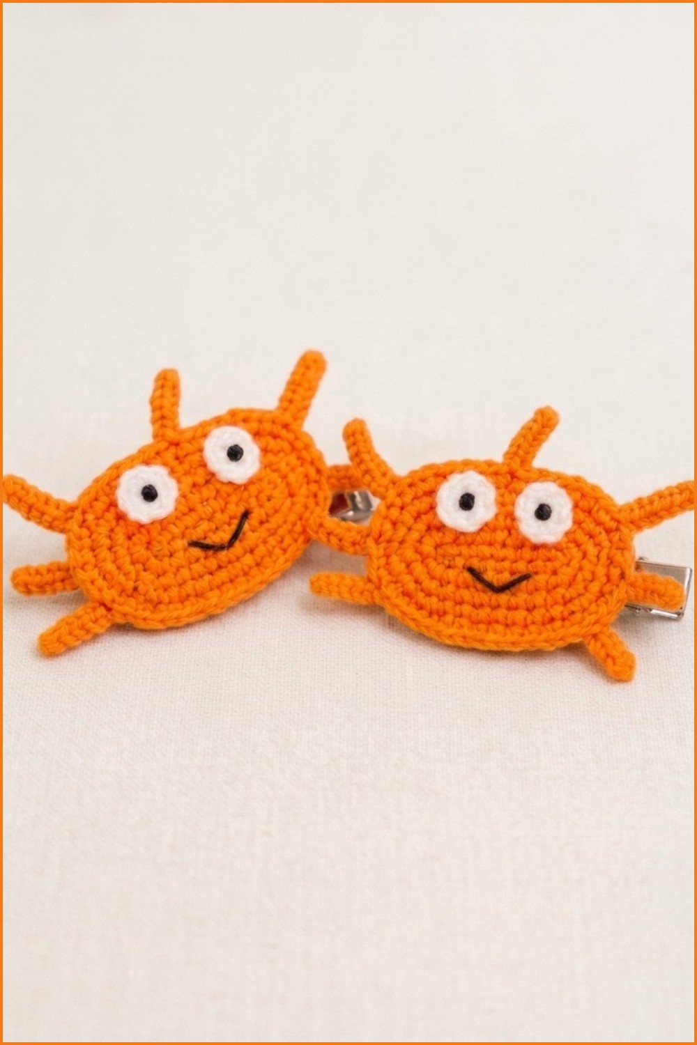  Crab Hair Clip Tutorial Pattern