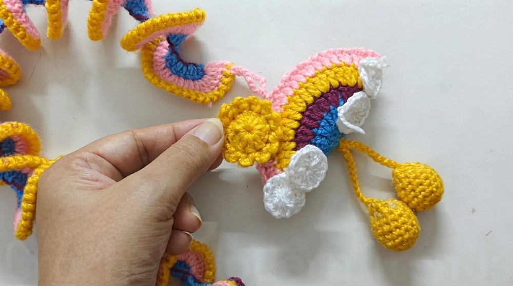 Crochet Wind Spinner, Rainbow Wind Spinner, Gifting Option (2)
