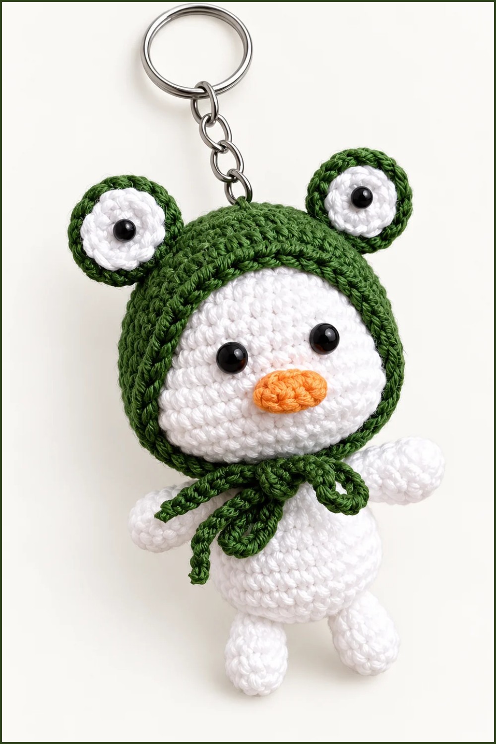 Cute Crochet Bunny Keychain Tutorial