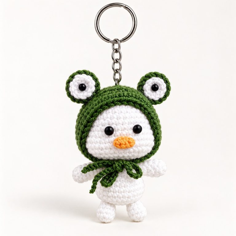 Cute Crochet Bunny Keychain Tutorial