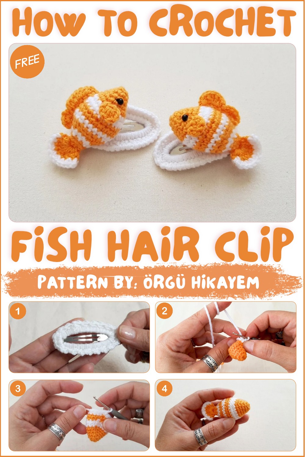 Fish Hair Clip Tutorial