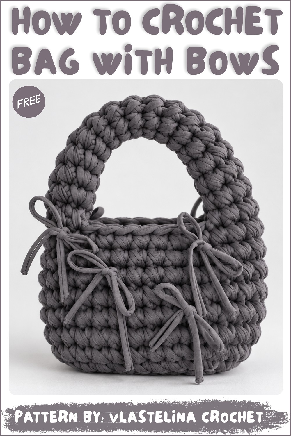 How To Crochet Bag With Bows Made From Knitted Yarn (3)