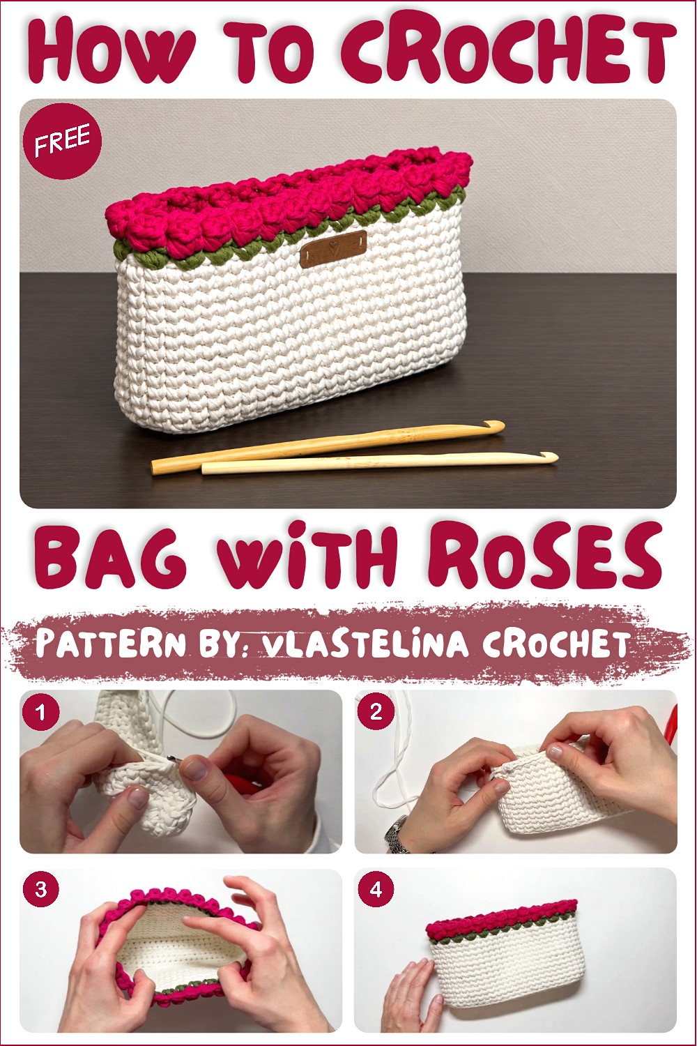 How To Crochet Cosmetic Bag With Roses (1)