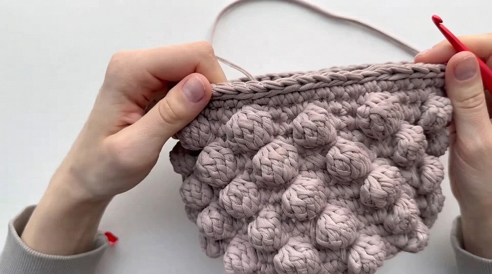 How To Crochet Easy 1-skein Basket Pattern (6)