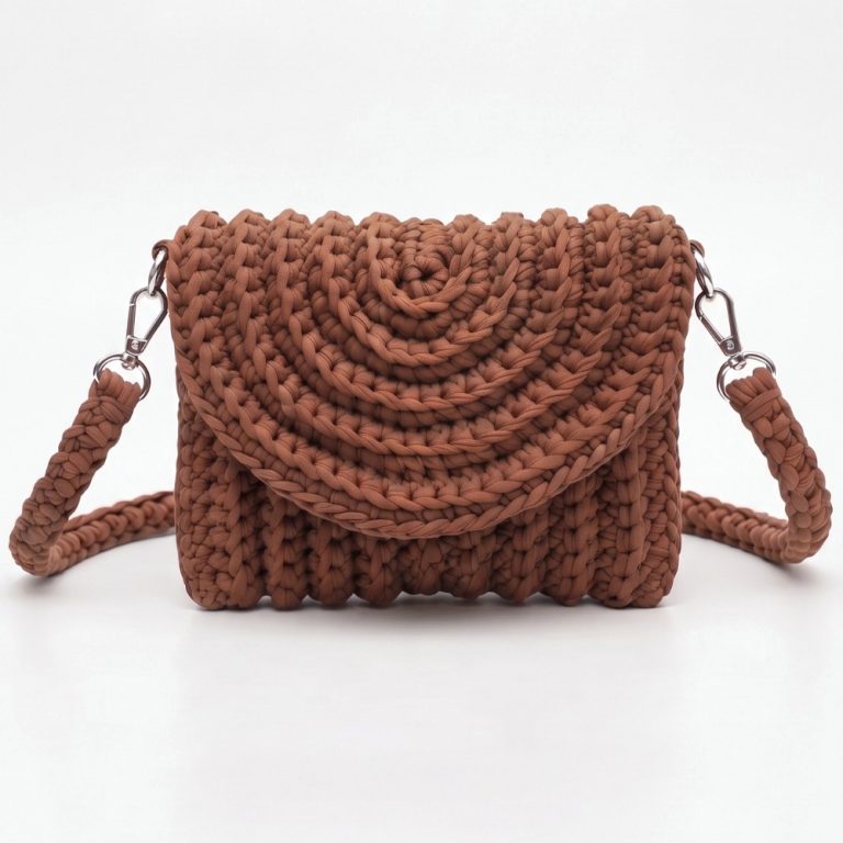 How To Crochet Easy Mk Shoulder Bag From One Skein (4)