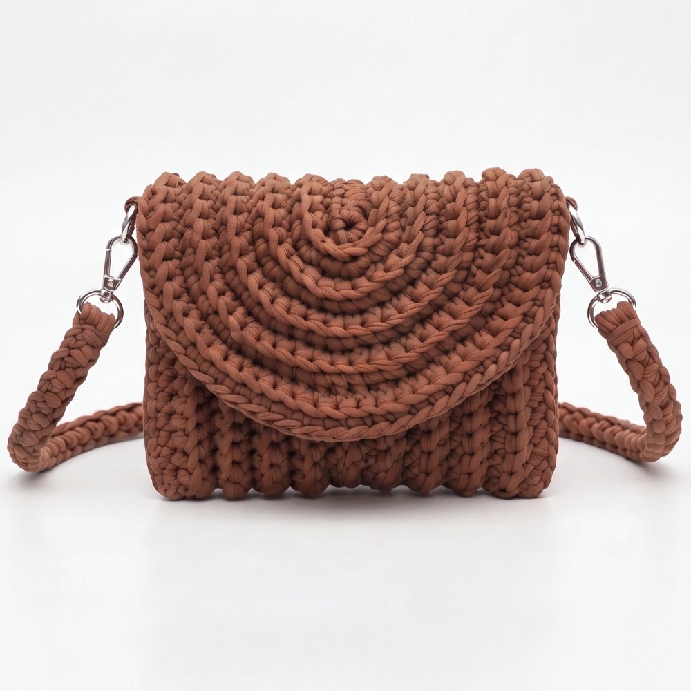 How To Crochet Easy Mk Shoulder Bag From One Skein (4)