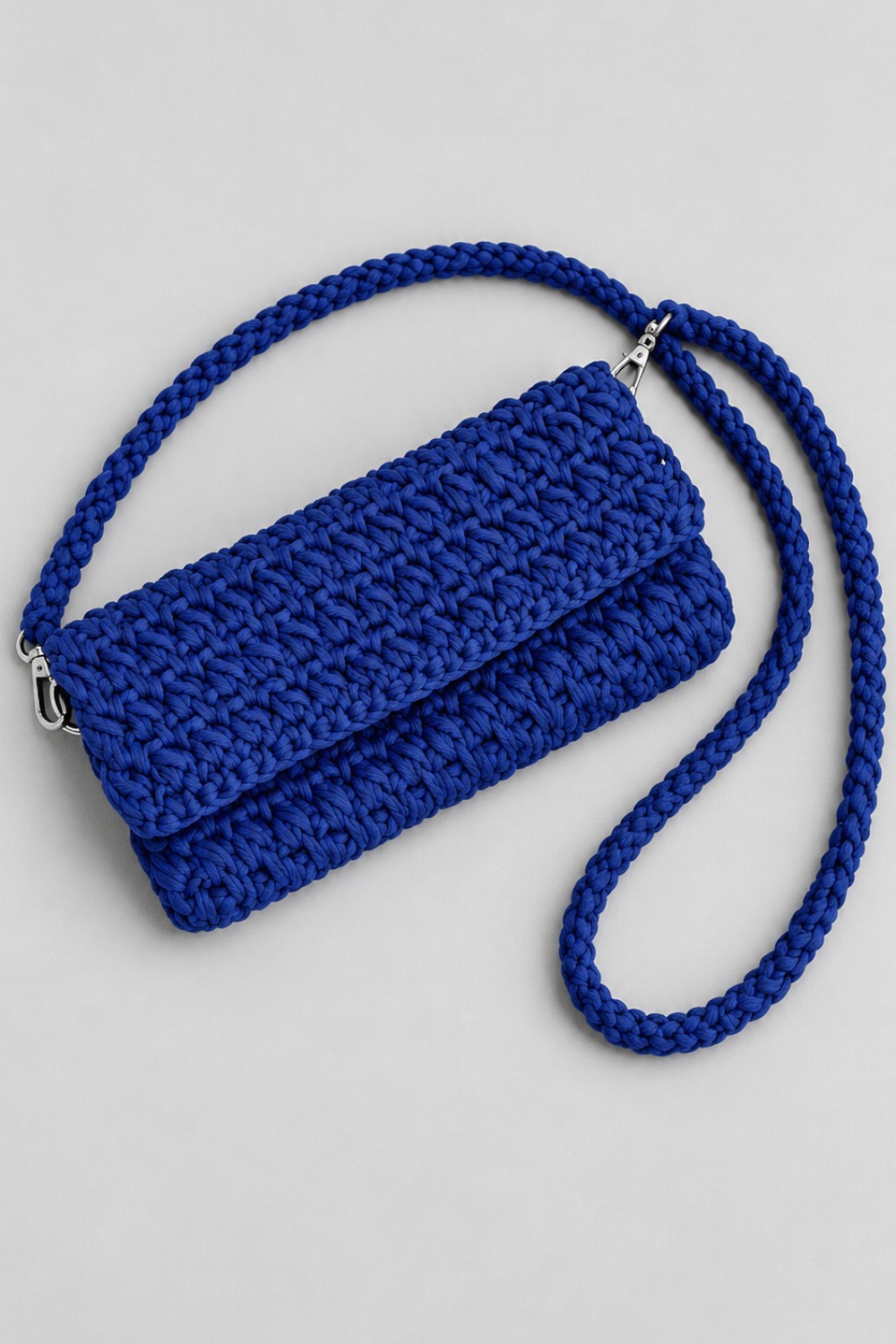 How To Crochet Easy Pattern For A Clutch Bag (2)