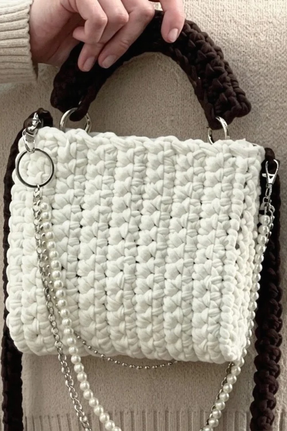 How To Crochet Mini Crochet Bag In 1 Hour (2)