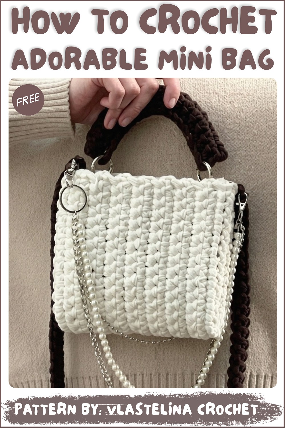 How To Crochet Mini Crochet Bag In 1 Hour (3)