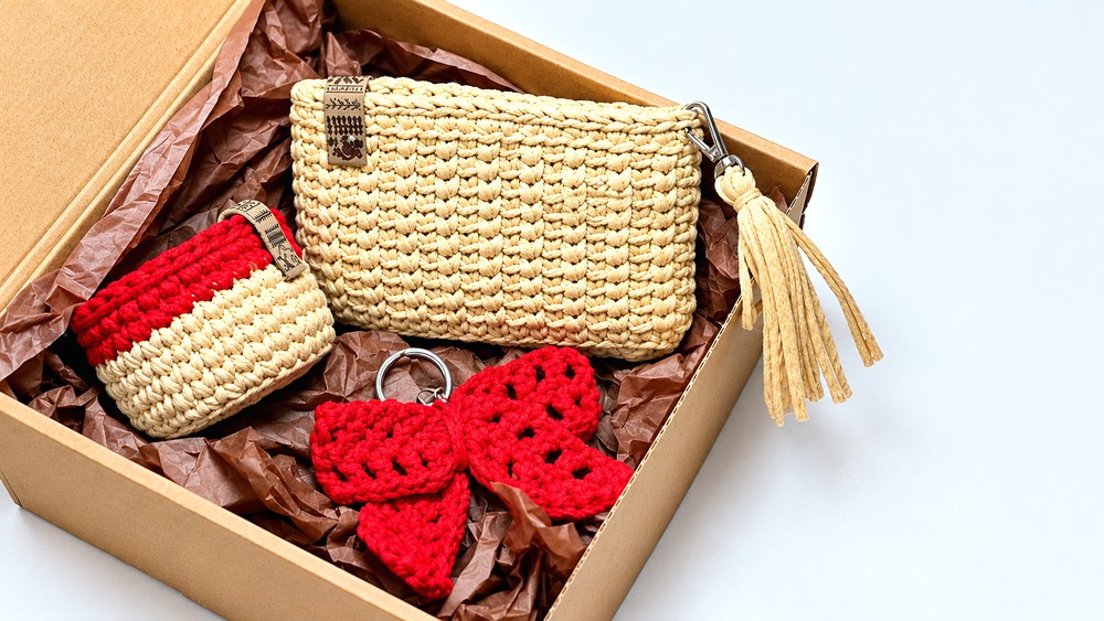 How To Crochet New Year's Crochet Gift Set For Beginners (5)
