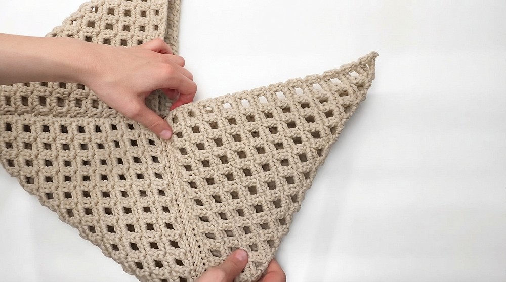 How To Crochet String Bag Made From Cord. Suitable For Beginners (7)