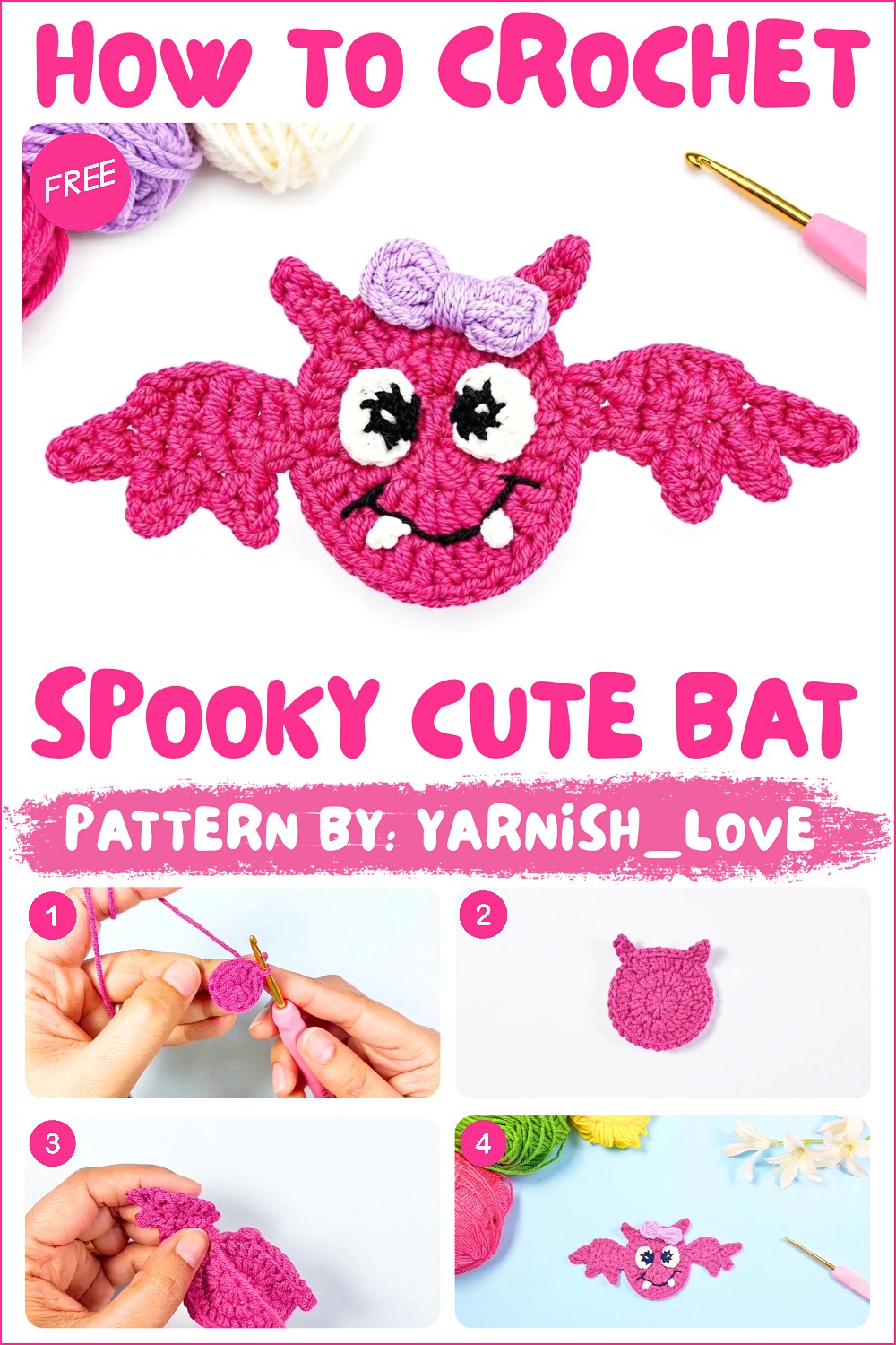 How to Crochet a Spooky Cute Bat _ Easy Step-by-Step Tutorial (1)