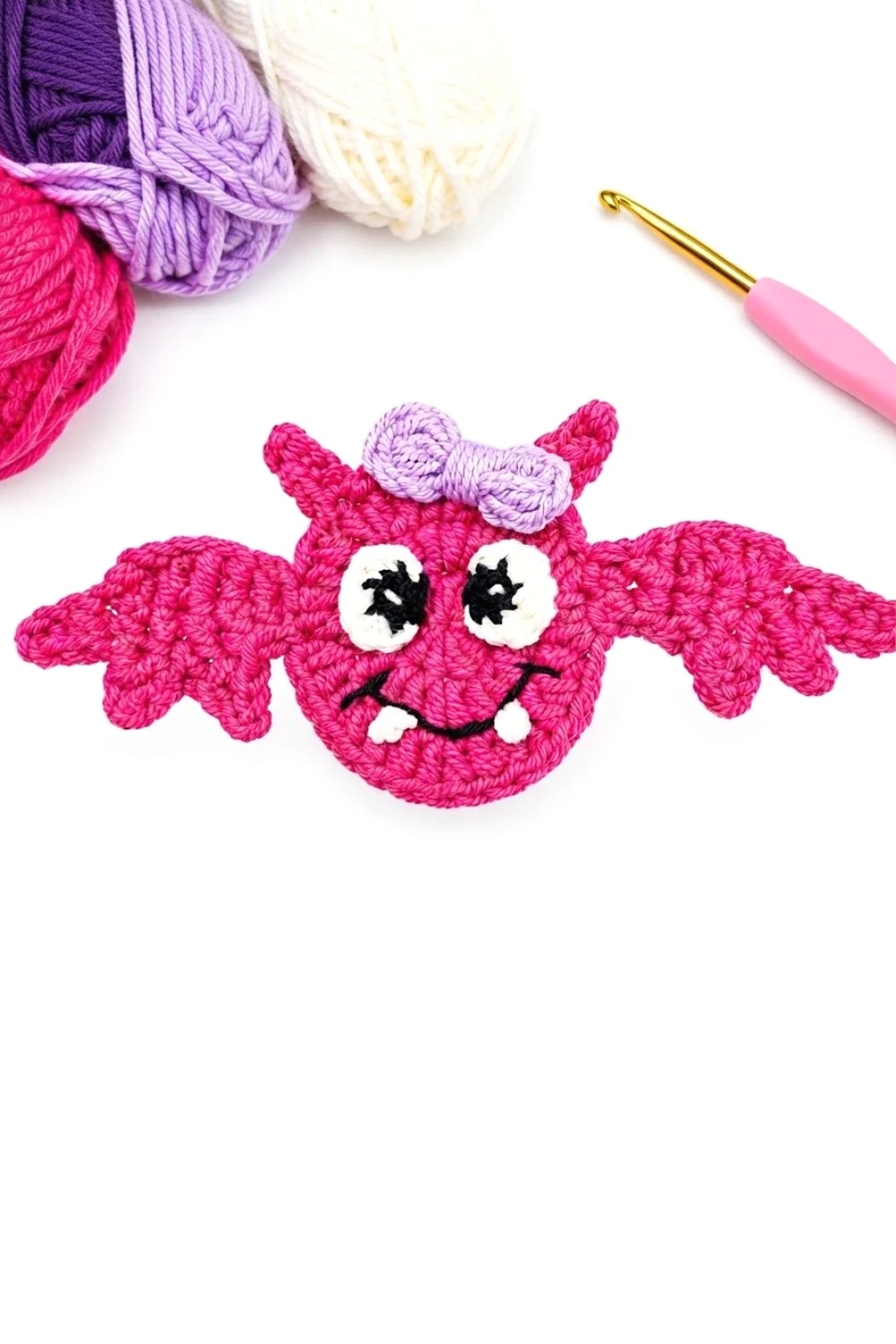 How to Crochet a Spooky Cute Bat _ Easy Step-by-Step Tutorial (4)