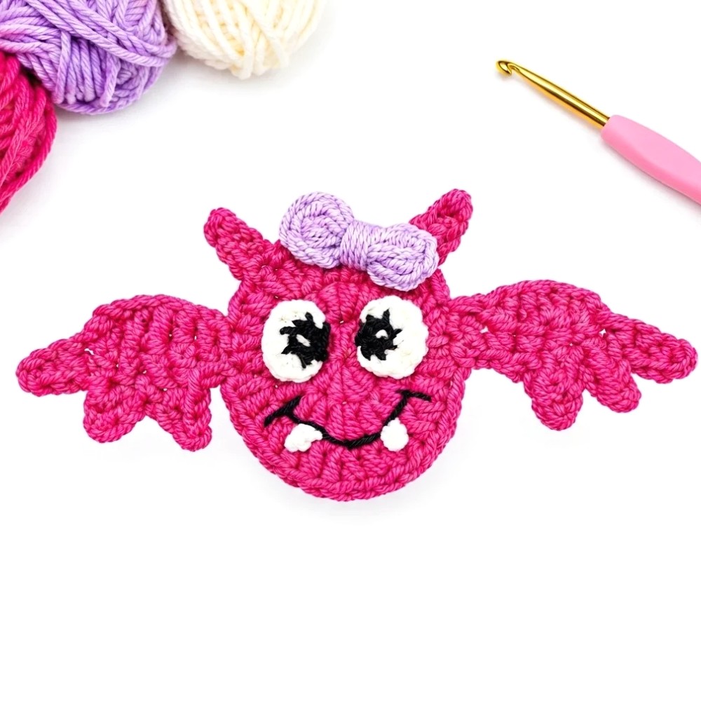How to Crochet a Spooky Cute Bat _ Easy Step-by-Step Tutorial (5)